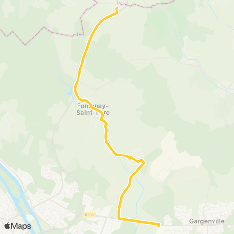 Île-de-France Mobilités Collège Jacques Cartier <> Roy René map