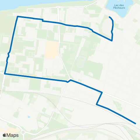 Île-de-France Mobilités Port Fouquet <> Gare de Mantes-la-Jolie / Quai 3 map