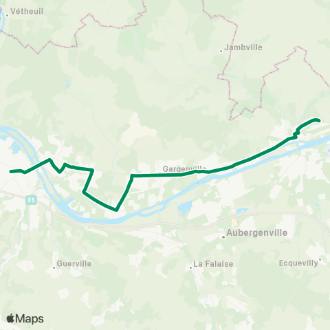 Île-de-France Mobilités Gare de Meulan / Hardricourt <> Gare de Mantes-la-Jolie / Quai 13 map