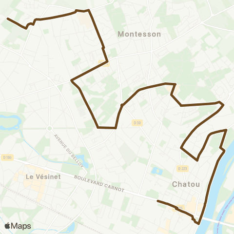 Île-de-France Mobilités Paul Bert <> Cormeilles map