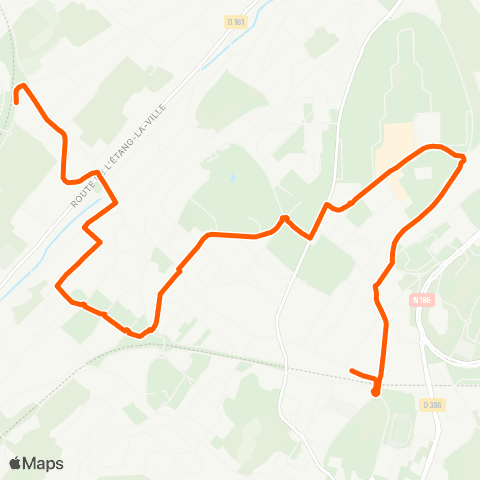 Île-de-France Mobilités Gare de Mareil-Marly <> Gare de Marly-le-Roi - Bèque map