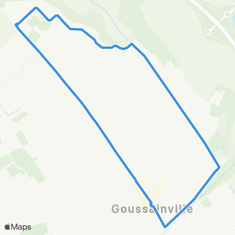 Île-de-France Mobilités Gare des Noues <> Gare des Noues map