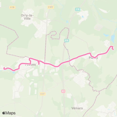 Île-de-France Mobilités Institut St-Dominique <> Mairie Annexe map