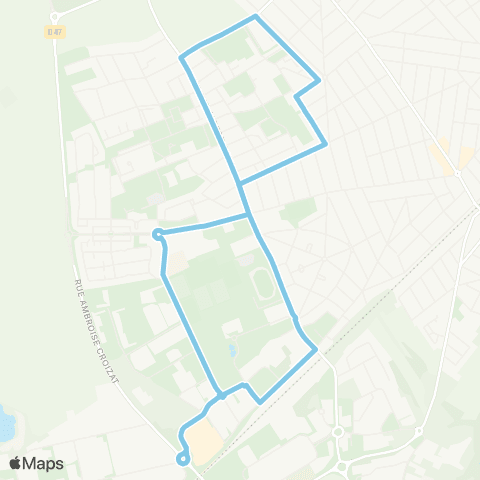 Île-de-France Mobilités Gare de Goussainville <> Gare de Goussainville map