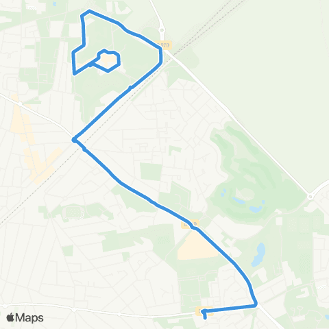 Île-de-France Mobilités St Blin (Lycée René Cassin) <> Aristide Briand - Général Durand map