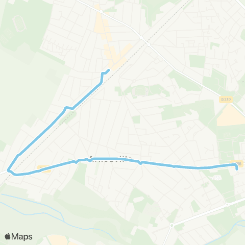Île-de-France Mobilités St Blin (Lycée René Cassin) <> Villiers le Bel - Gonesse - Arnouville RER map
