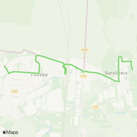 Île-de-France Mobilités Bergerie <> Collège Stendhal map