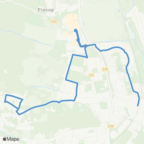 Île-de-France Mobilités Gare de Sarcelles / St-Brice <> Rougemonts / Liberté map