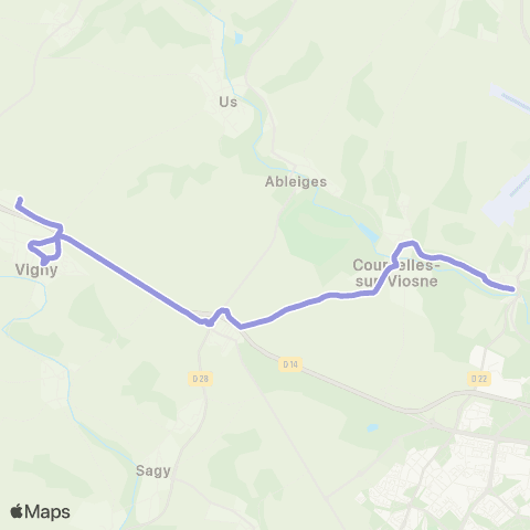 Île-de-France Mobilités Collège <> Mairie map