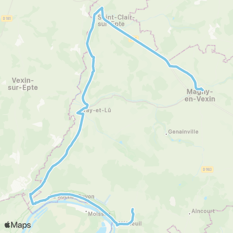 Île-de-France Mobilités Gare Routière <> Chaudry map