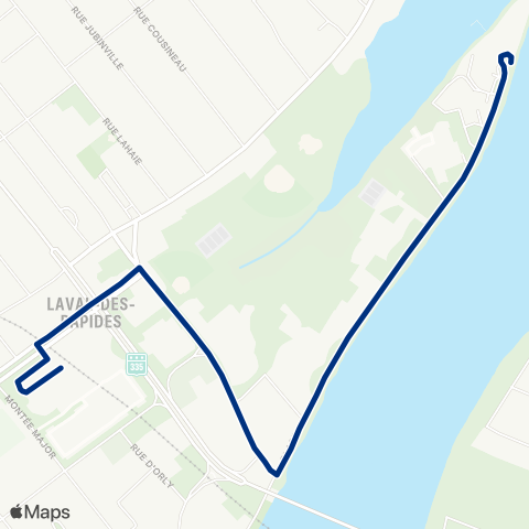 STL Pont-Viau – Métro Montmorency map
