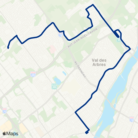 STL Gare Vimont – Métro Cartier map