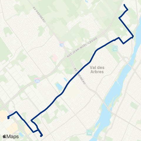 STL St-Vincent-De-Paul – Terminus Le Carrefour map