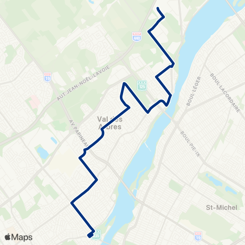 STL Saint-Vincent-de-Paul – Métro Cartier map