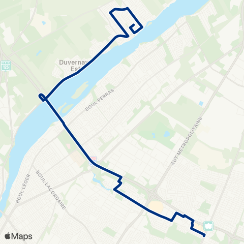 STL Saint-François – Métro Radisson map