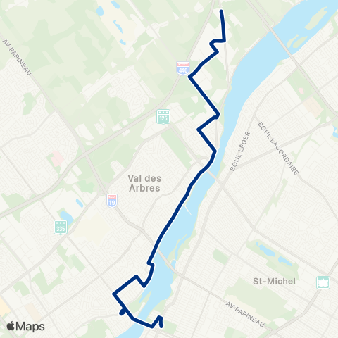 STL Gare Vimont – Duvernay map