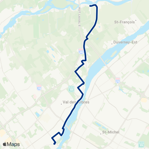 STL Saint-François – Métro Cartier map