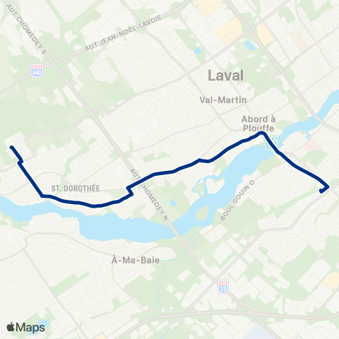 STL Montréal map