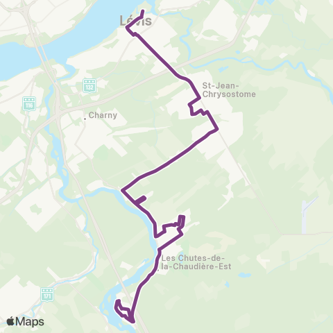 STLévis Saint-Romuald - Juvénat Notre-Dame map