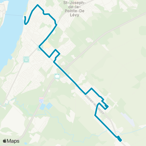 STLévis Pintendre map