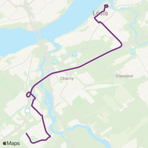 STLévis Juvénat Notre-Dame - St-Rédempteur map