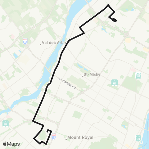 STM Henri-Bourassa map
