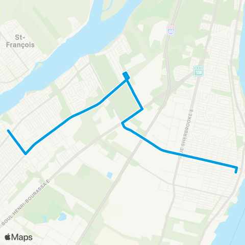 STM Saint-Jean-Baptiste map