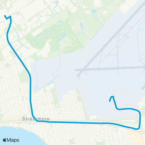 STM REM des Sources / YUL Aéroport map