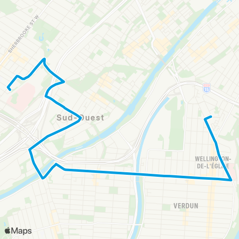 STM De l'Église map