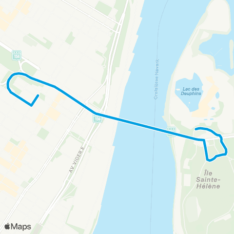 STM La Ronde / Station Papineau map