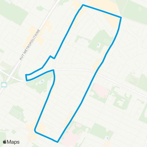 STM Jean-Talon Est / Bélanger map