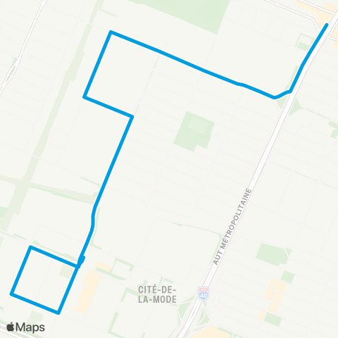 STM Chabanel / Marché Central map