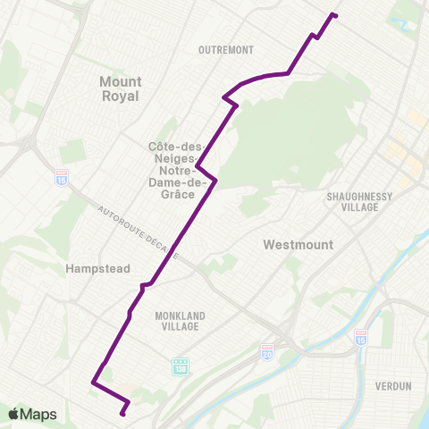 STM Édouard-Montpetit map