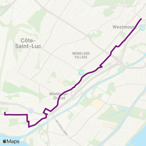 STM Saint-Jacques map