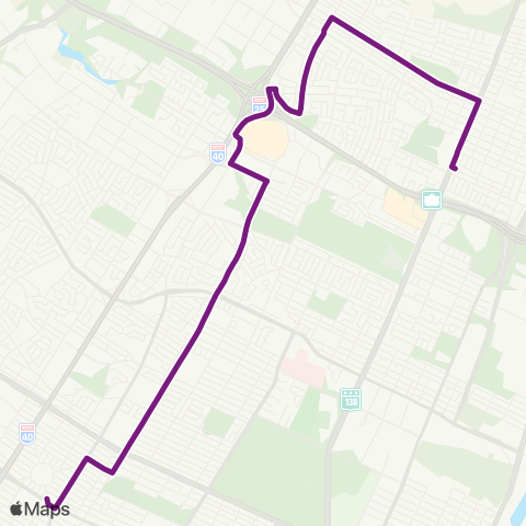 STM Jean-Talon Est map