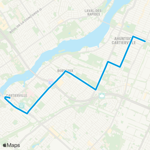 STM De Salaberry map