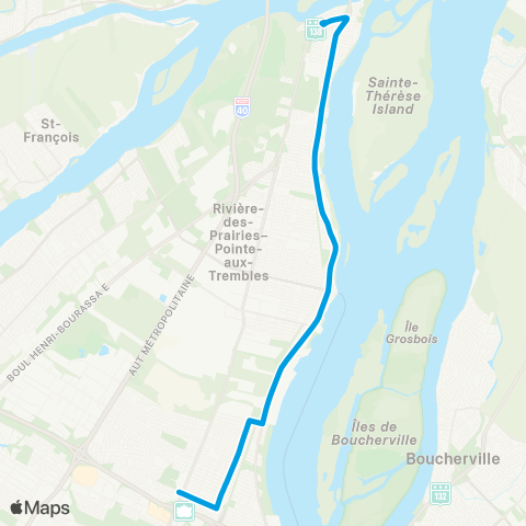 STM Notre-Dame map