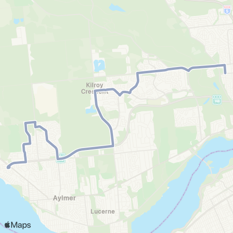 Lignes scolaires  map