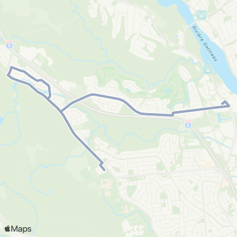 Lignes scolaires  map