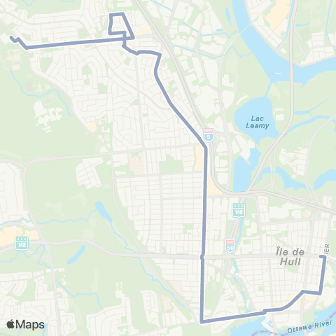 Lignes scolaires  map