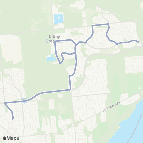 Lignes scolaires  map