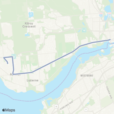 Lignes scolaires  map