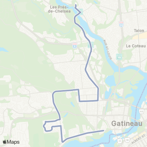 Lignes scolaires  map