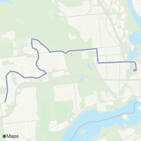 Lignes scolaires  map