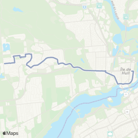 STO Lignes scolaires  map