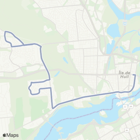 STO Lignes scolaires  map
