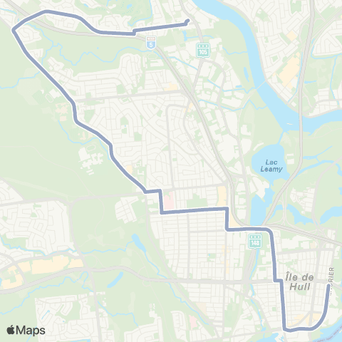 Lignes scolaires  map