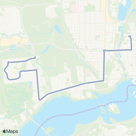 Lignes scolaires  map