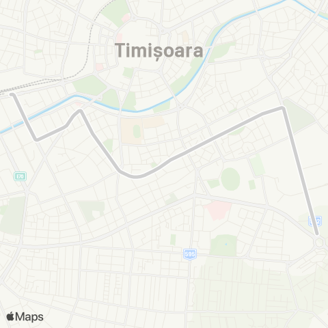Transport Public Timișoara Gara de Nord - Piața Gh. Domășneanu (AEM) map
