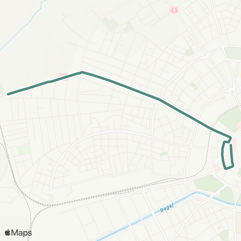 Transport Public Timișoara Spitalul Militar - Pasaj C.F. Mehala map